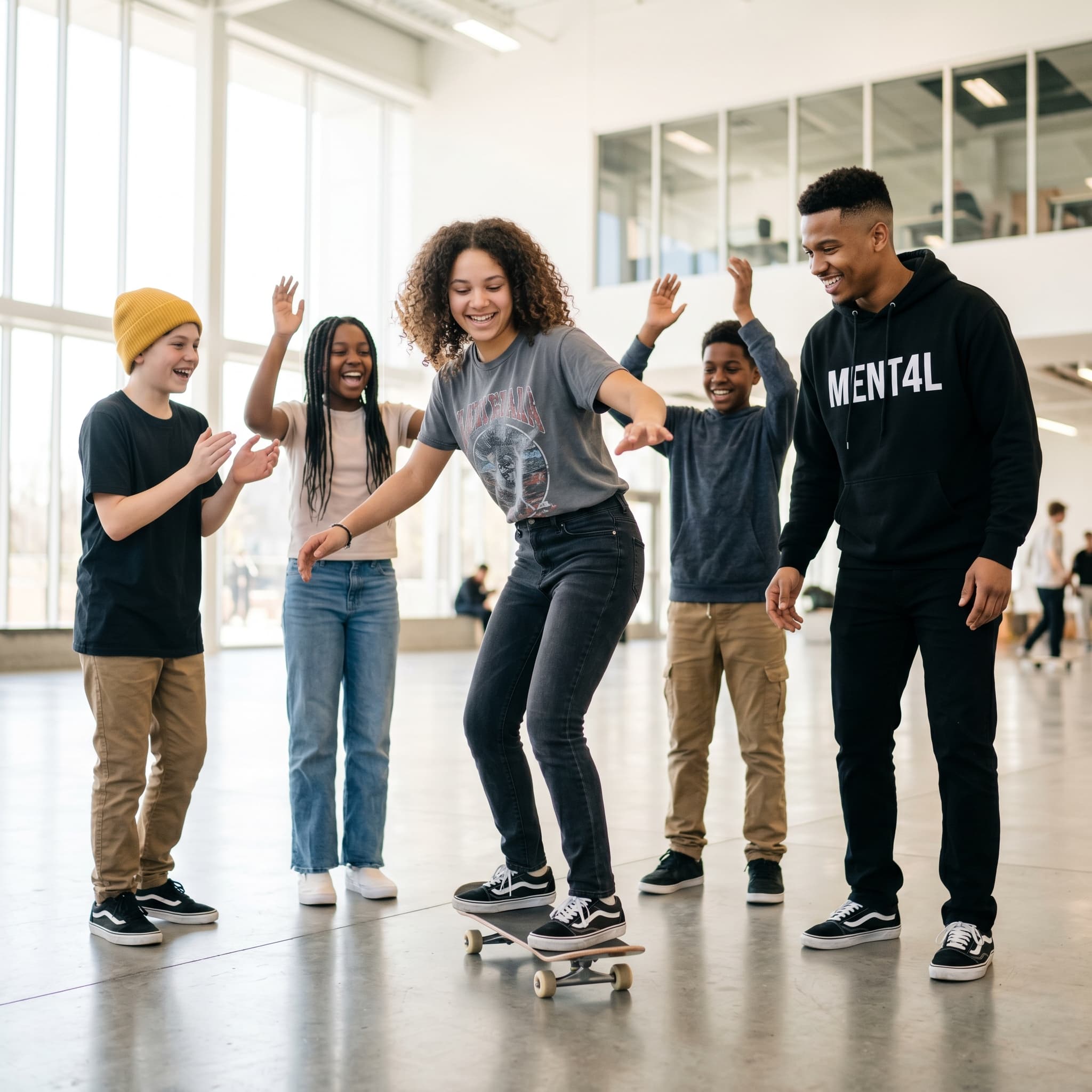 Kinderen tijdens Urban sports