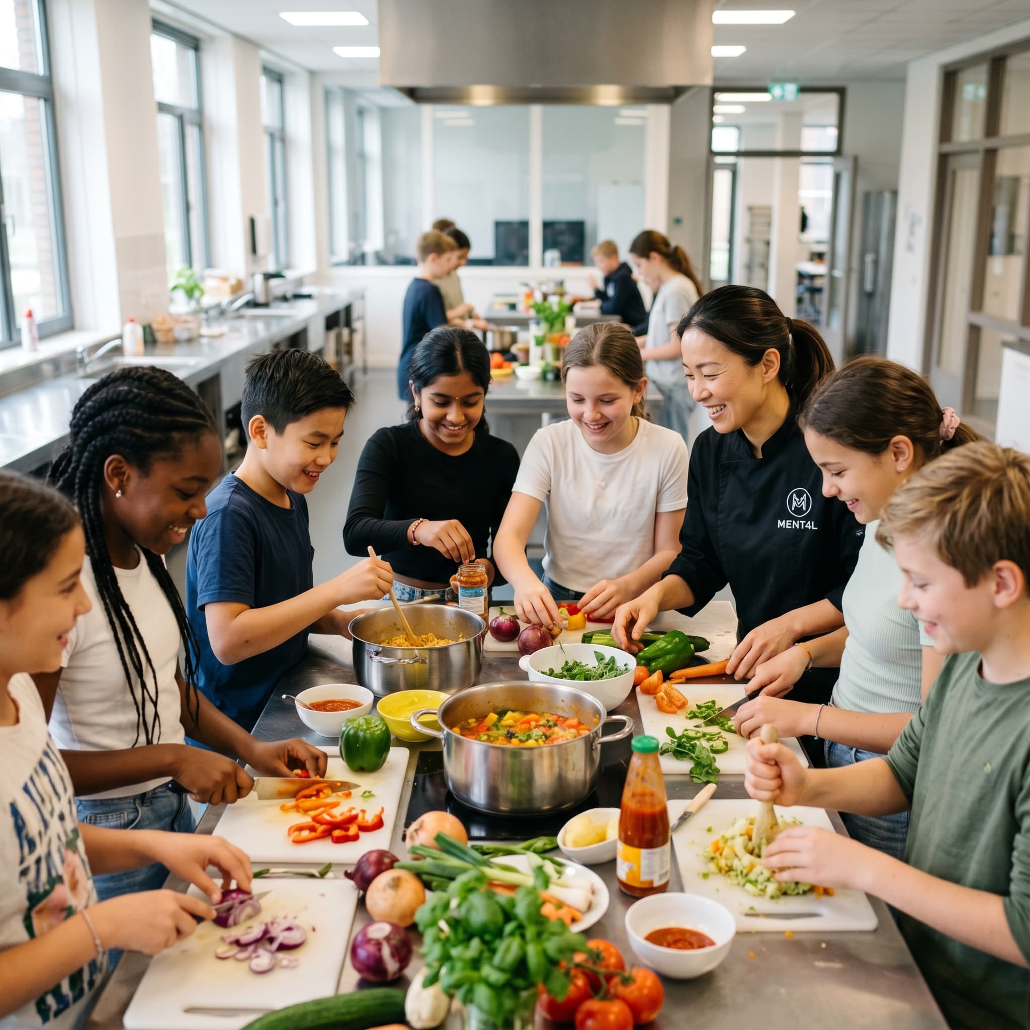 Kinderen tijdens Wereldgerechten